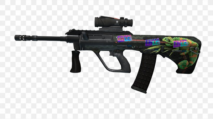Counter-Strike: Global Offensive Counter-Strike 1.6 Steyr AUG Mod Weapon, PNG, 3840x2160px, Watercolor, Cartoon, Flower, Frame, Heart Download Free