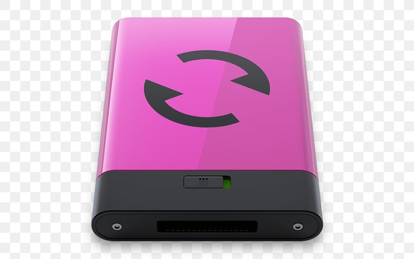 Pink Gadget Multimedia, PNG, 512x512px, Backup, Backup And Restore, Computer Servers, Data, Database Download Free