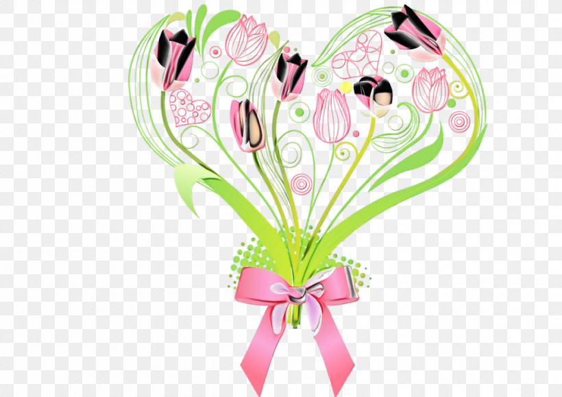Pink Heart Plant Cut Flowers Flower, PNG, 1000x707px,  Download Free