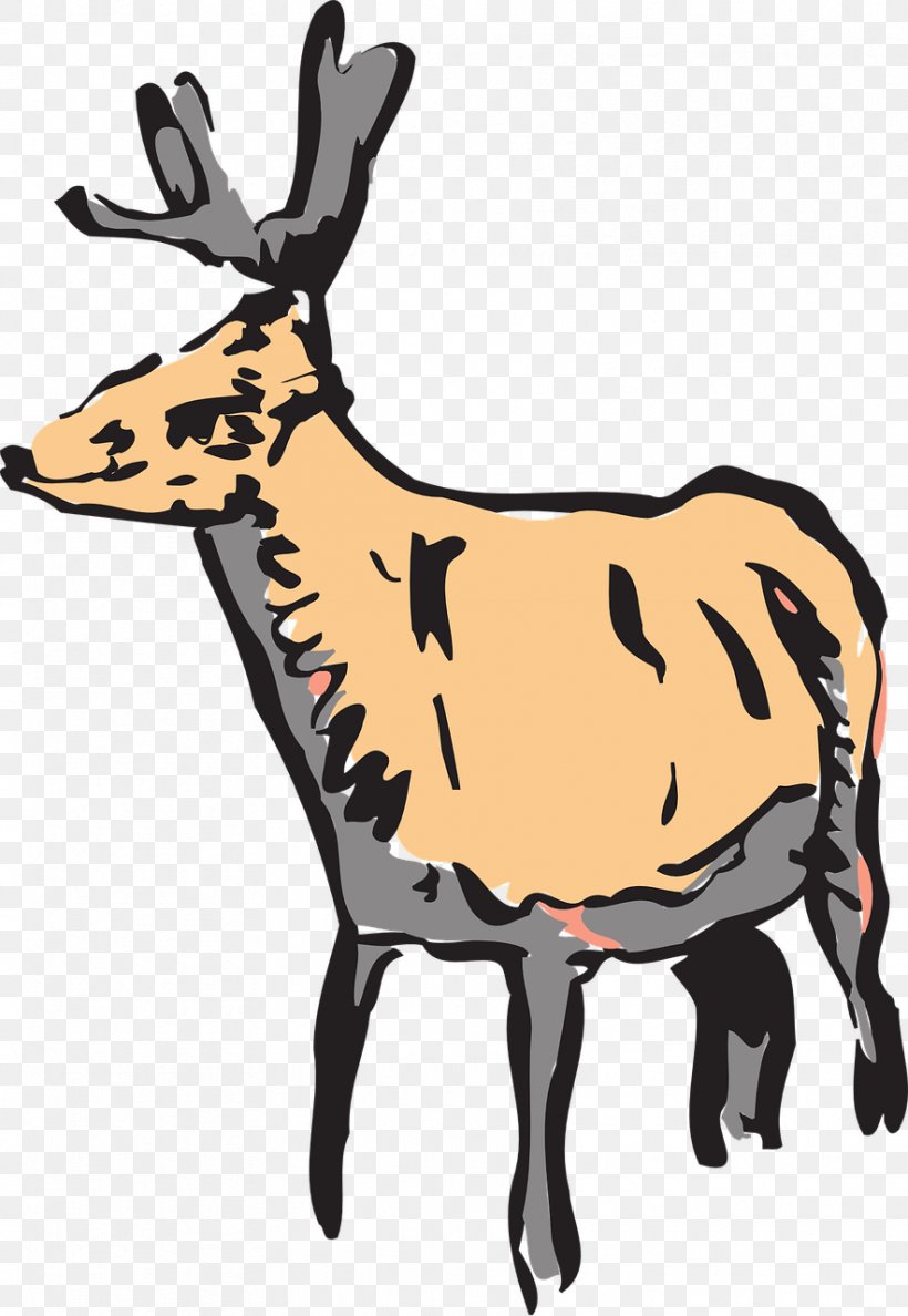 Reindeer Elk Clip Art, PNG, 883x1280px, Reindeer, Animal, Animal Figure, Antler, Cattle Like Mammal Download Free