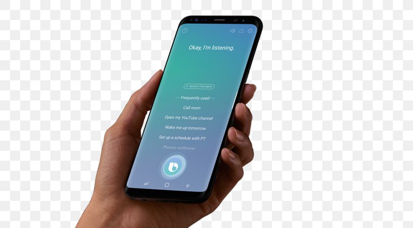 Samsung Galaxy S8 Samsung Galaxy Note 8 Bixby Intelligent Personal Assistant, PNG, 600x454px, Samsung Galaxy S8, Asistente Persoal Intelixente, Bixby, Cellular Network, Communication Download Free