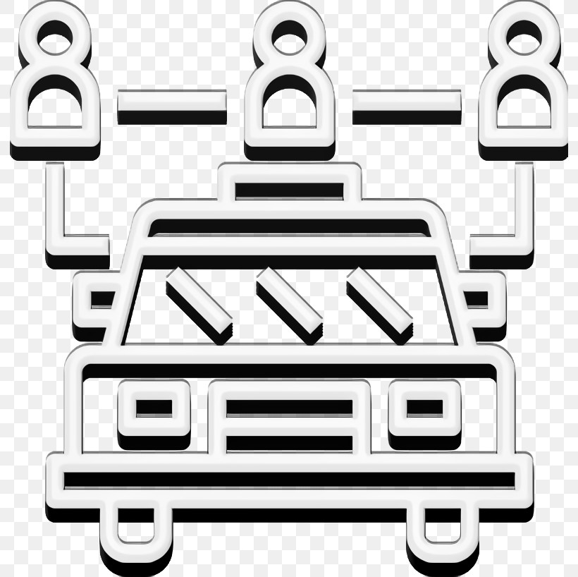 Taxi Icon Taxi Service Icon, PNG, 792x818px, Taxi Icon, Black, Black And White, Geometry, Line Download Free
