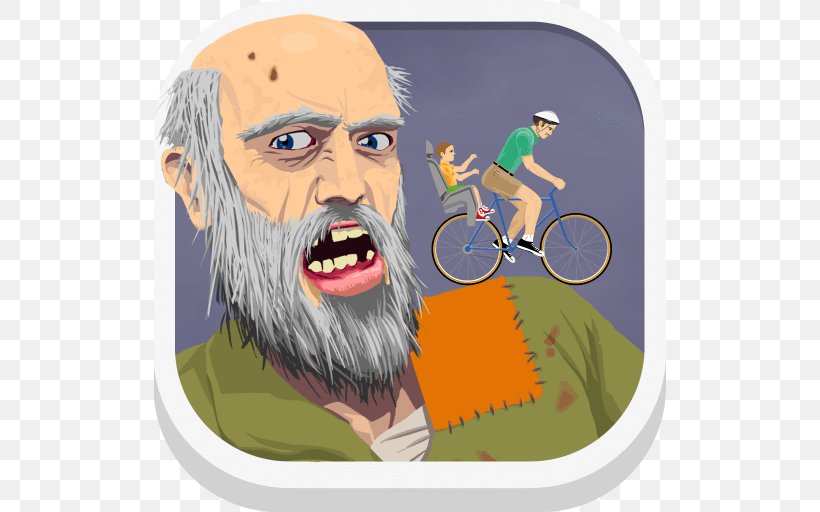 Happy Wheels Car QWOP Online Game Video Game, PNG, 512x512px, Happy Wheels, Action Game, Art, Beard, Bloons Download Free