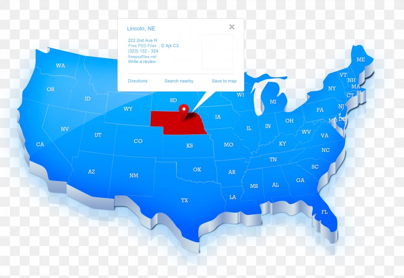 United States Map, PNG, 3050x2103px, United States, Blue, Brand, Diagram, Map Download Free