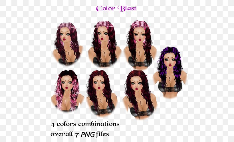 Barbie Long Hair Wig Hair Coloring, PNG, 500x500px, Barbie, Brown Hair, Doll, Hair, Hair Coloring Download Free