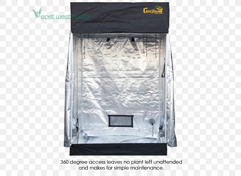 Gorilla Grow Tent LITE LINE 4x4 Growroom Hydroponics Grow Light, PNG, 650x600px, Growroom, Gardening, Glass, Greenhouse, Grow Box Download Free