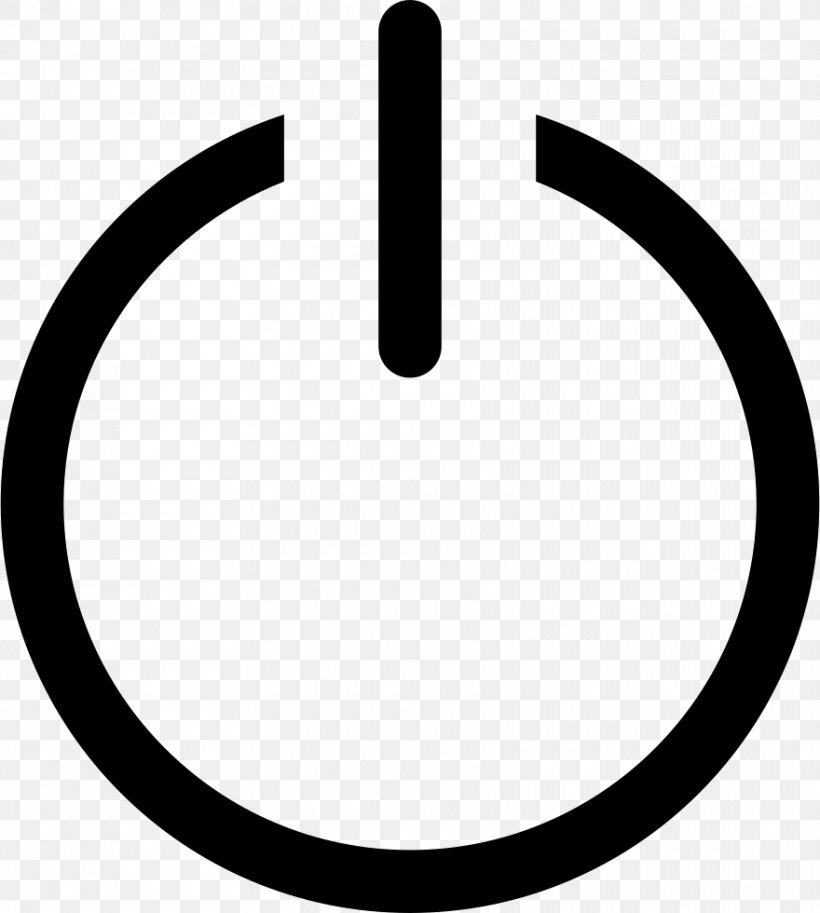 Power Symbol, PNG, 880x980px, Power Symbol, Area, Black And White, Electrical Switches, Electricity Download Free