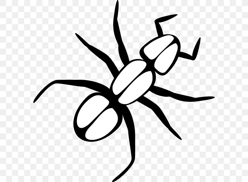 Ant Clip Art, PNG, 600x600px, Ant, Artwork, Black And White, Blog, Drawing Download Free