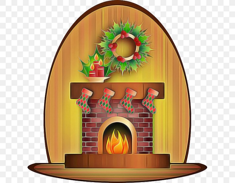 Christmas Decoration, PNG, 627x640px, Fireplace, Arch, Architecture, Christmas Decoration, Hearth Download Free