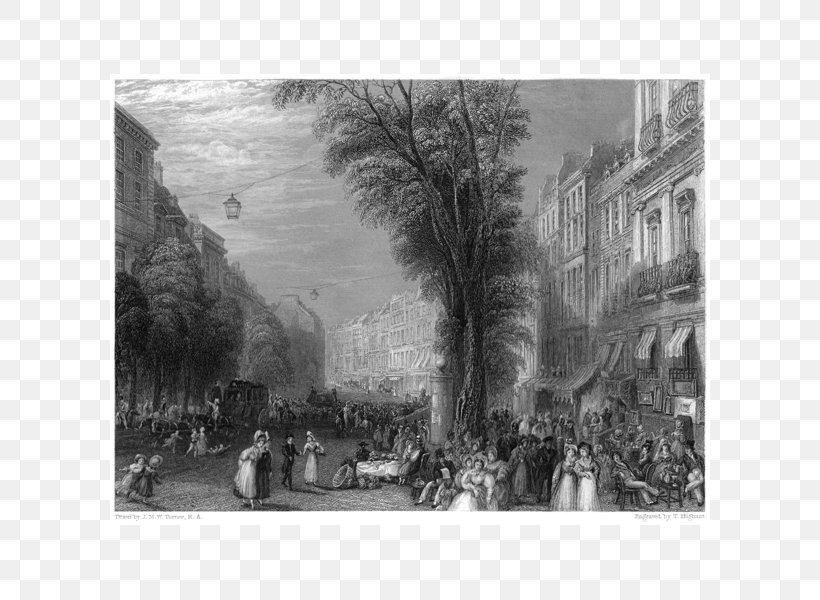 Grands Boulevards Boulevard Des Italiens Stock Photography, PNG, 600x600px, Boulevard, Alamy, Artwork, Black And White, Drawing Download Free