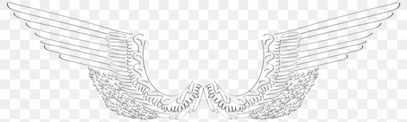 Line Art Drawing Clothing White /m/02csf, PNG, 958x288px, Line Art, Artwork, Black And White, Body Jewellery, Body Jewelry Download Free