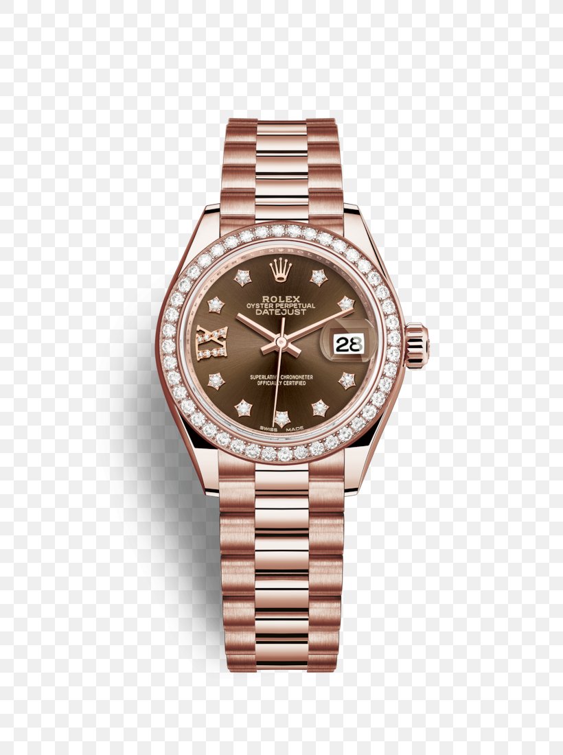 Rolex Datejust Watch Rolex Lady-Datejust Jewellery, PNG, 720x1100px, Rolex Datejust, Brand, Brown, Chronometer Watch, Cosc Download Free