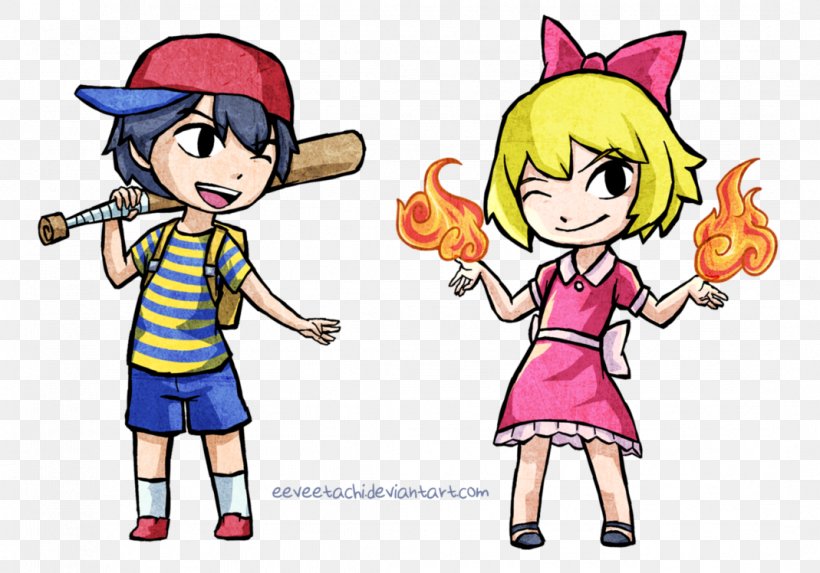 EarthBound The Legend Of Zelda: The Wind Waker Super Smash Bros. For Nintendo 3DS And Wii U Ness Paula, PNG, 1069x748px, Earthbound, Art, Boy, Cartoon, Child Download Free