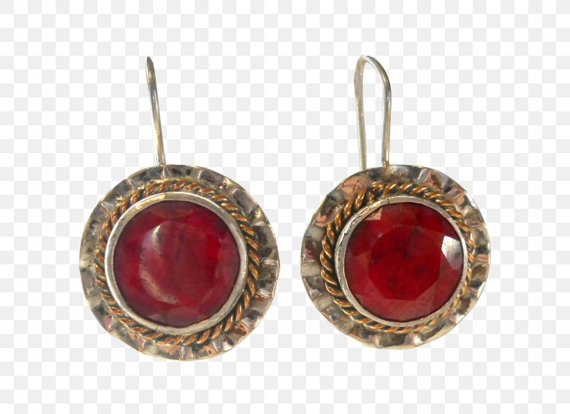 Ruby Earring Body Jewellery, PNG, 595x595px, Ruby, Body Jewellery, Body Jewelry, Earring, Earrings Download Free