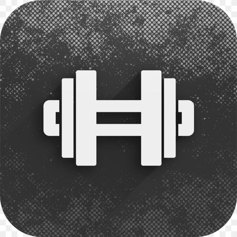 Physical Fitness Exercise Dumbbell, PNG, 1024x1024px, Physical Fitness, Black And White, Bodybuilding, Brand, Dumbbell Download Free