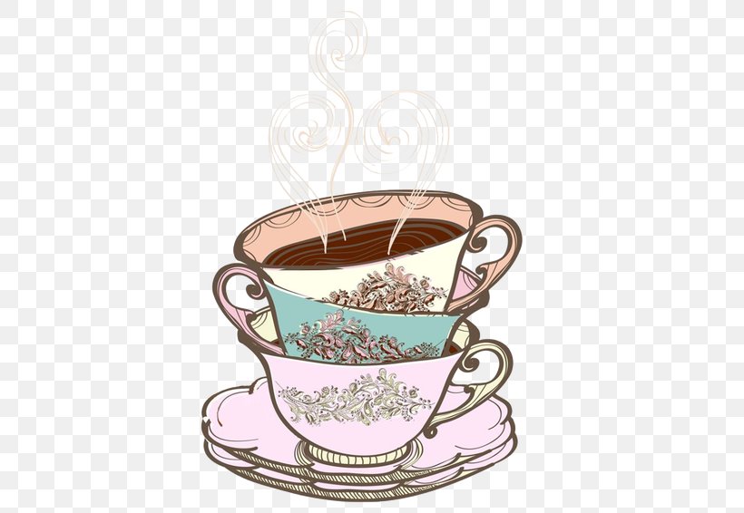 Teacup Drawing Cream Tea Tea Party, PNG, 514x566px, Tea, Coffee Cup, Cream Tea, Cup, Drawing Download Free