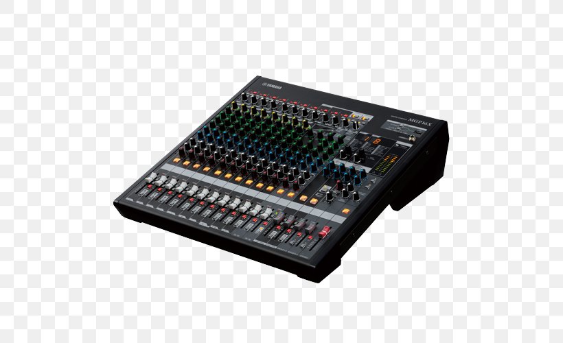 Audio Mixers Yamaha MGP16X 19-inch Rack Digital Mixing Console Analog Signal, PNG, 500x500px, 19inch Rack, Audio Mixers, Analog Signal, Audio, Audio Equipment Download Free