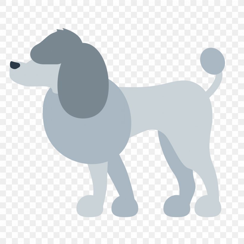 Dog Breed Puppy Poodle Emoji Text Messaging, PNG, 2000x2000px, Dog Breed, Animal, Breed, Carnivoran, Dog Download Free