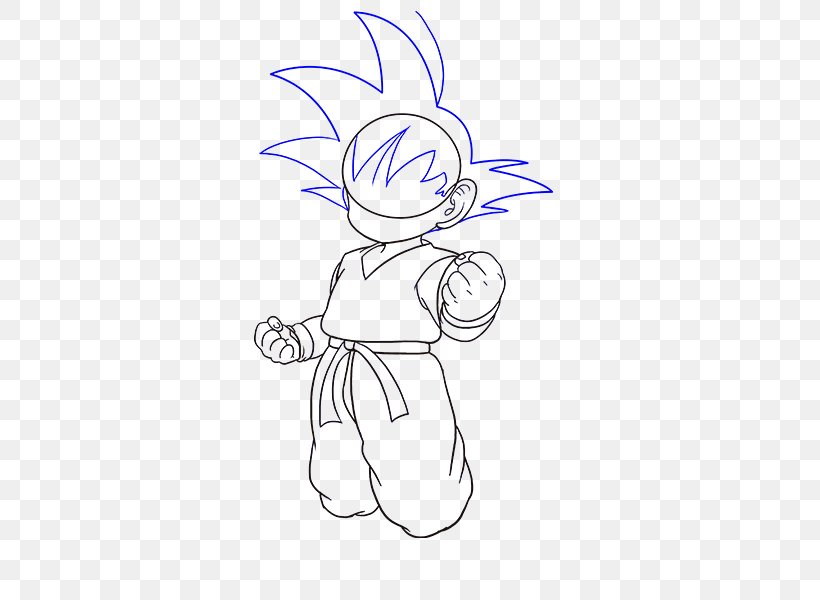 Goku Drawing Super Saiyan Dragon Ball Sketch, PNG, 678x600px, Watercolor, Cartoon, Flower, Frame, Heart Download Free
