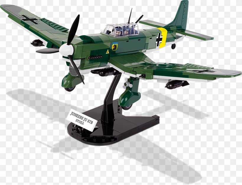 Junkers Ju 87 Second World War Hawker Hurricane Airplane Ju 87B, PNG, 1000x766px, Junkers Ju 87, Aircraft, Airplane, Bomber, Cobi Download Free