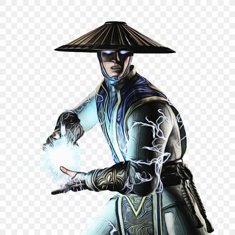 Mortal Kombat X Raiden Scorpion Sub-Zero, PNG, 1024x1024px, Watercolor, Action Figure, Cyrax, Earthrealm, Figurine Download Free