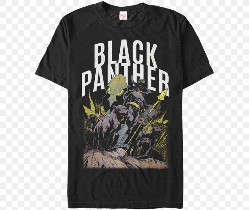 T-shirt Black Panther Clothing Sizes Top, PNG, 600x690px, Tshirt, Active Shirt, Black, Black Panther, Brand Download Free