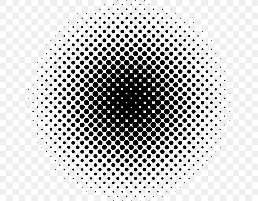 Halftone, PNG, 640x639px, Halftone, Area, Black, Black And White, Gradation Download Free