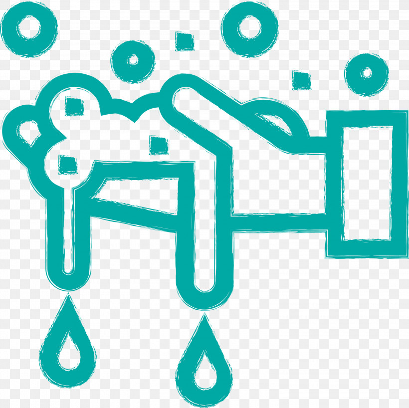 Hand Cleaning Hand Washing, PNG, 3000x2993px, Hand Cleaning, Aqua, Hand Washing, Line, Symbol Download Free