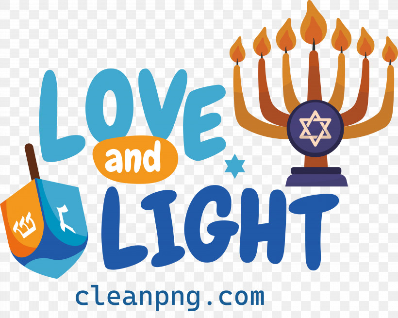 Happy Hanukkah Love Light, PNG, 6093x4868px, Happy Hanukkah, Light, Love Download Free