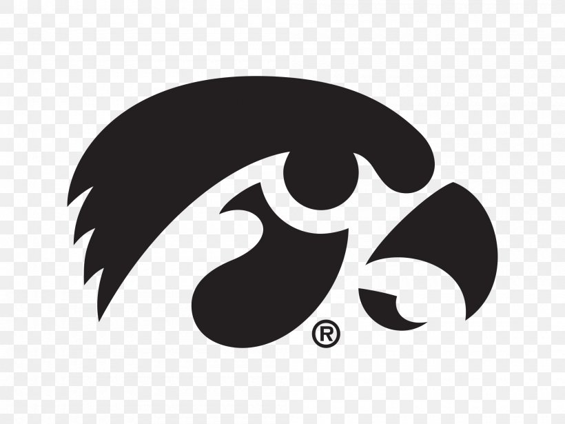 University Of Iowa Iowa Hawkeyes Football Iowa Hawkeyes Men's Basketball Iowa Hawkeyes Baseball Iowa Hawkeyes Wrestling, PNG, 2000x1500px, University Of Iowa, American Football, Big Ten Conference, Black, Black And White Download Free