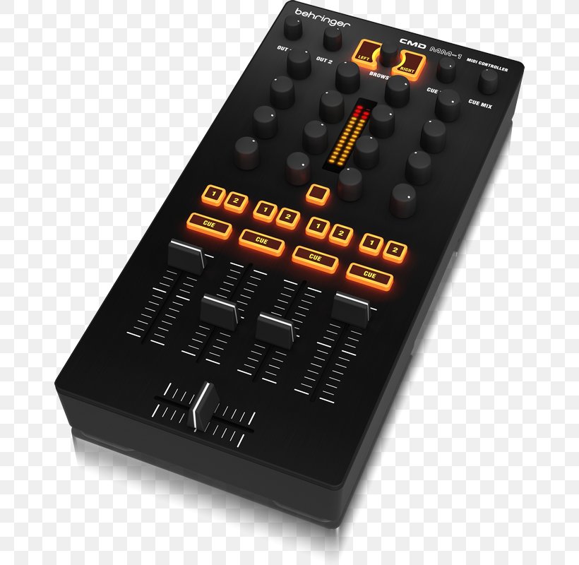 DJ Controller Behringer CMD MM-1 Disc Jockey Audio Mixers MIDI Controllers, PNG, 666x800px, Dj Controller, Audio Mixers, Behringer, Behringer Cmd Mm1, Computer Dj Download Free