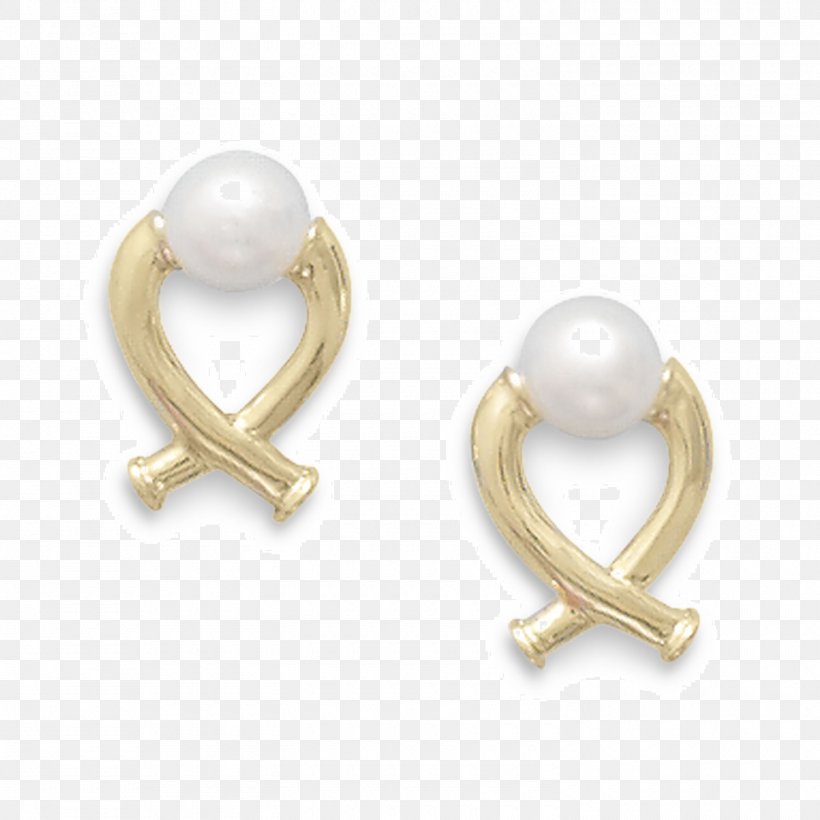 Pearl Earring Colored Gold Body Jewellery, PNG, 1500x1500px, Pearl, Akoya Pearl Oyster, Body Jewellery, Body Jewelry, Colored Gold Download Free