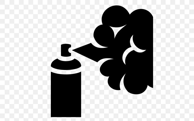 Aerosol Spray Aerosol Paint Spray Painting, PNG, 512x512px, Aerosol Spray, Aerosol, Aerosol Paint, Black, Black And White Download Free