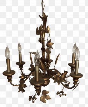 Antique - Chandelier Bronze Antique Lighting Light Fixture PNG