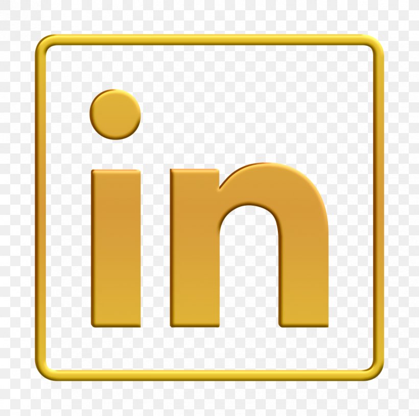 Linkedin Icon, PNG, 1224x1214px, Linkedin Icon, Material, Meter, Number, Yellow Download Free