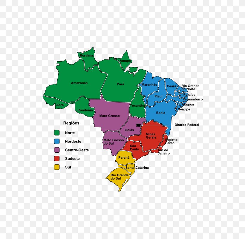 Vector Graphics Regions Of Brazil Image Illustration Map, PNG, 566x800px, Regions Of Brazil, Area, Brazil, Diagram, Flag Of Brazil Download Free