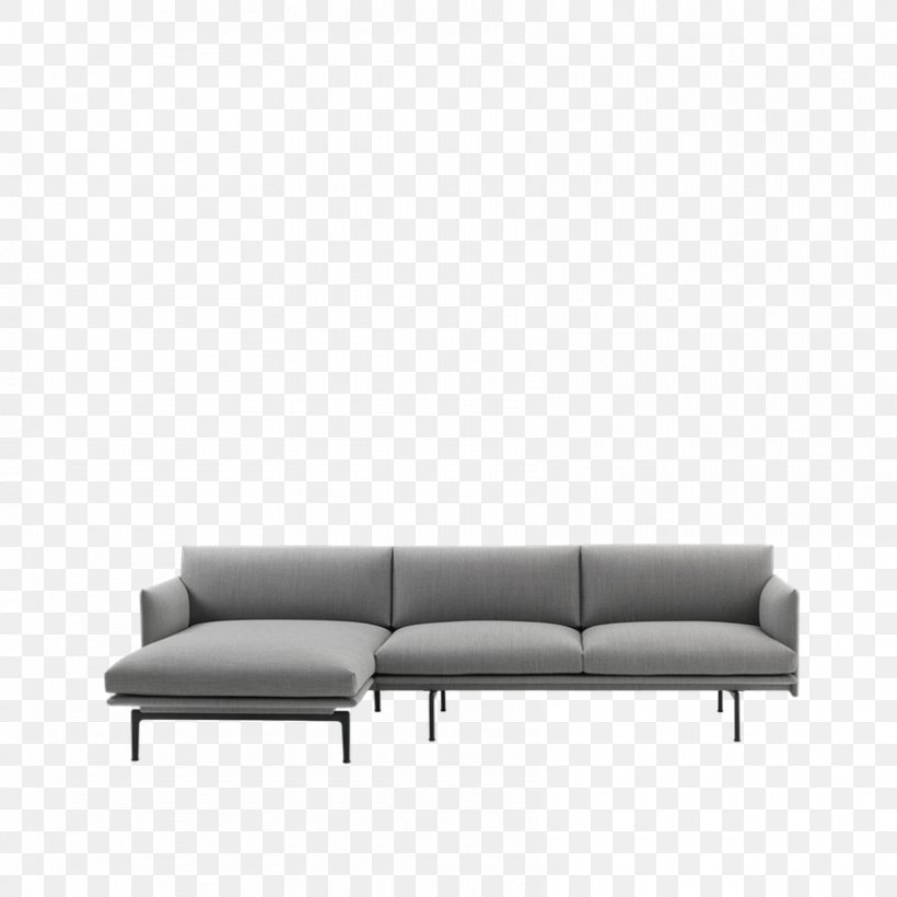Muuto Outline Sofa Chaise Longue Couch Furniture, PNG, 850x850px, Muuto Outline Sofa, Armrest, Bed, Chair, Chaise Longue Download Free
