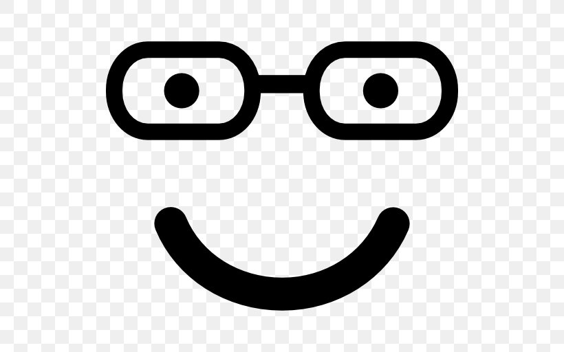 Smiley Emoticon, PNG, 512x512px, Smiley, Black And White, Emoticon, Eyewear, Facial Expression Download Free