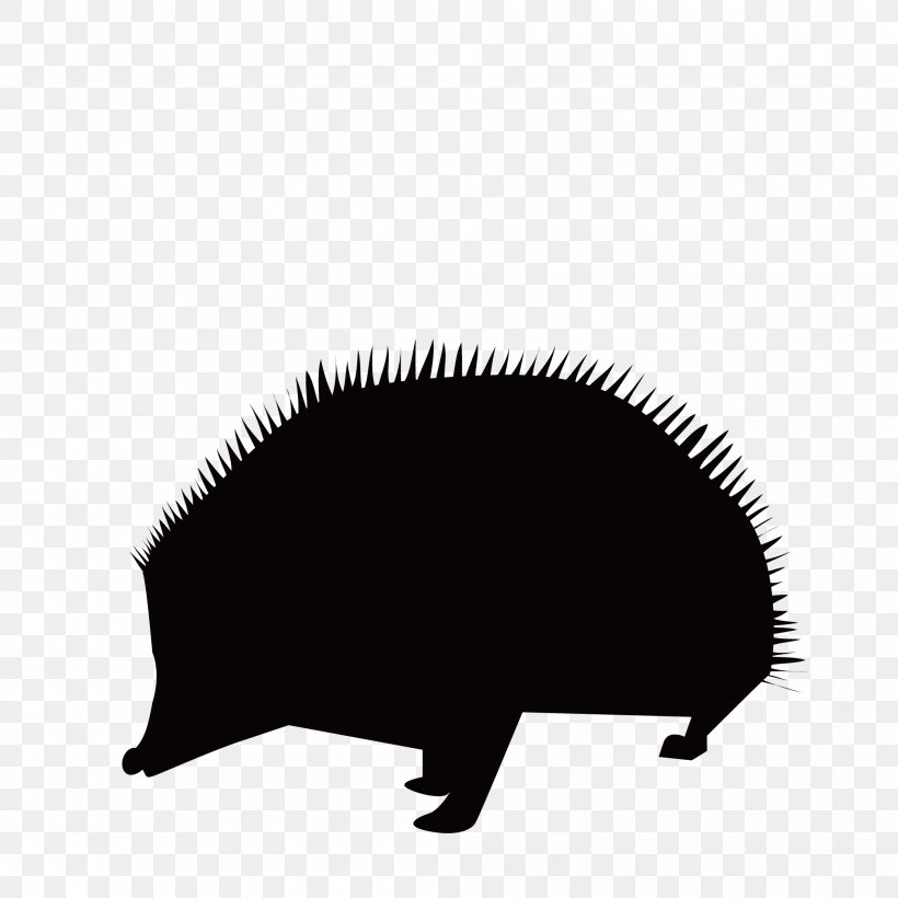 Hedgehog Silhouette Gratis, PNG, 2083x2083px, Hedgehog, Animal, Black, Black And White, Cartoon Download Free