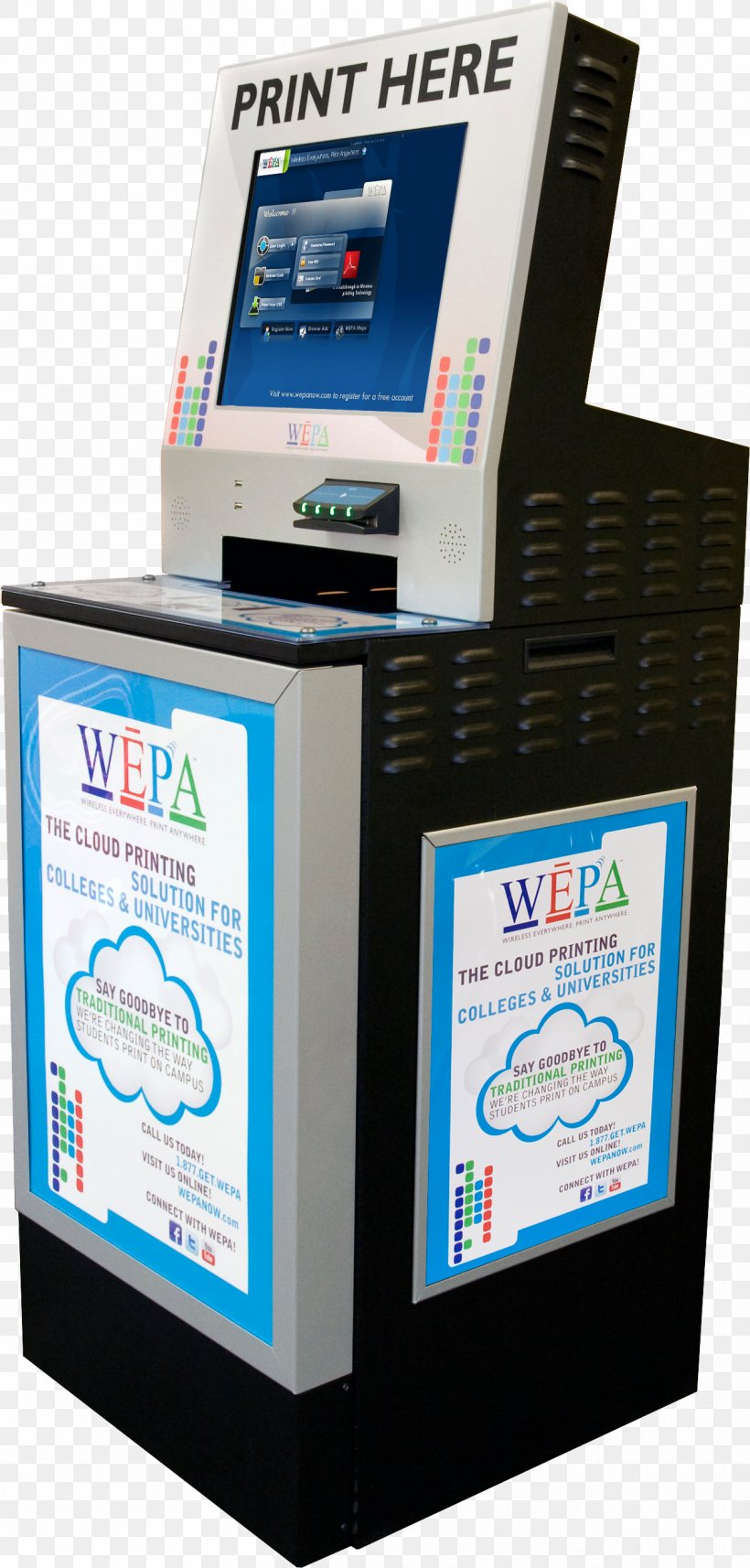 Interactive Kiosks Cloud Printing Wepa Print Away, PNG, 1269x2653px, Interactive Kiosks, Cloud Printing, Computer, Copy, Digital Printing Download Free