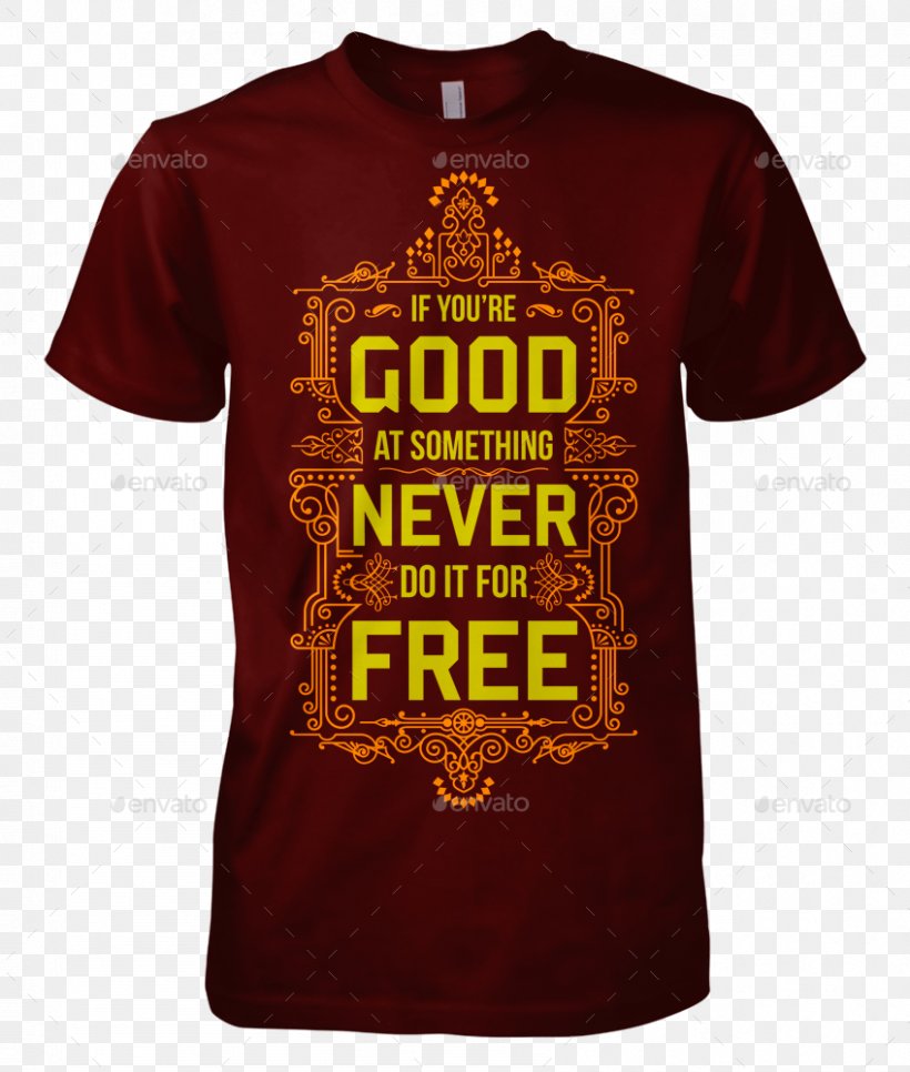T-shirt Fred G. Sanford Logo Sleeve Font, PNG, 848x1000px, Tshirt, Active Shirt, Brand, Logo, Maroon Download Free