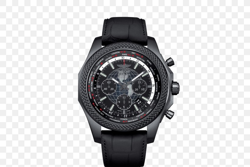 Chronograph Watch Breitling SA Jewellery Movement, PNG, 605x547px, Chronograph, Black Leather Strap, Brand, Breitling Sa, Bulova Download Free