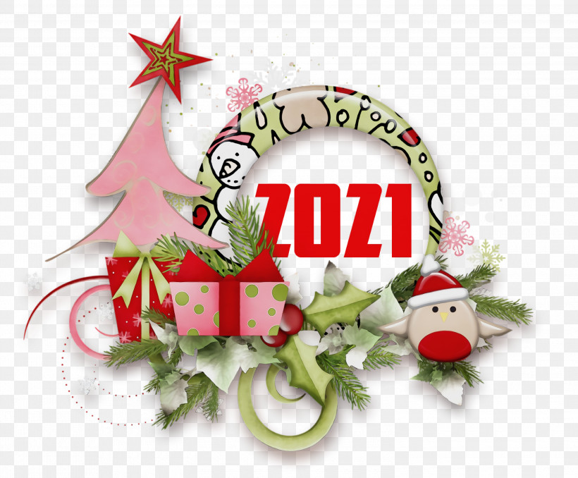 Christmas Day, PNG, 3000x2483px, 2021 Happy New Year, 2021 New Year, Blog, Christmas Day, Christmas Ornament Download Free