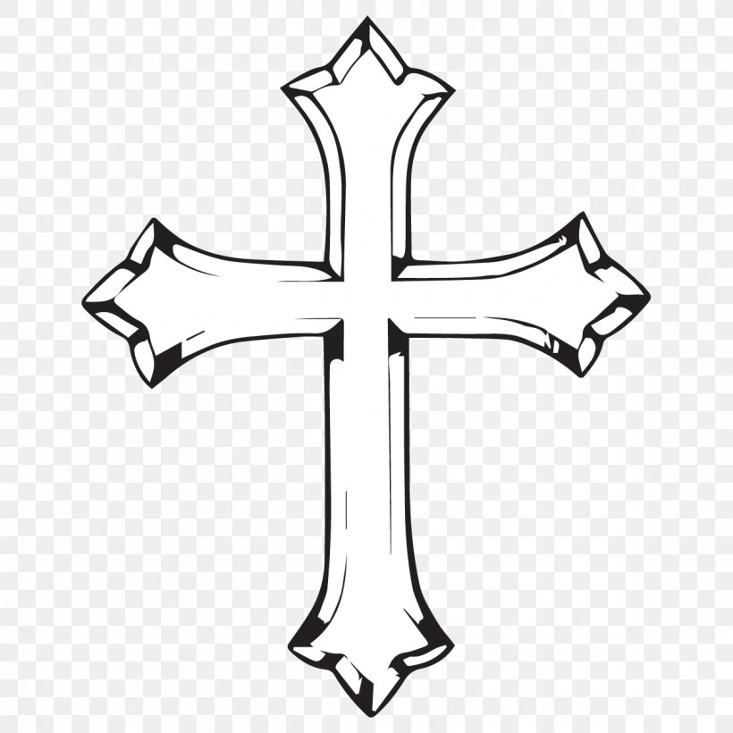 Tattoo Christian Cross Drawing Latinsk Kors, PNG ...