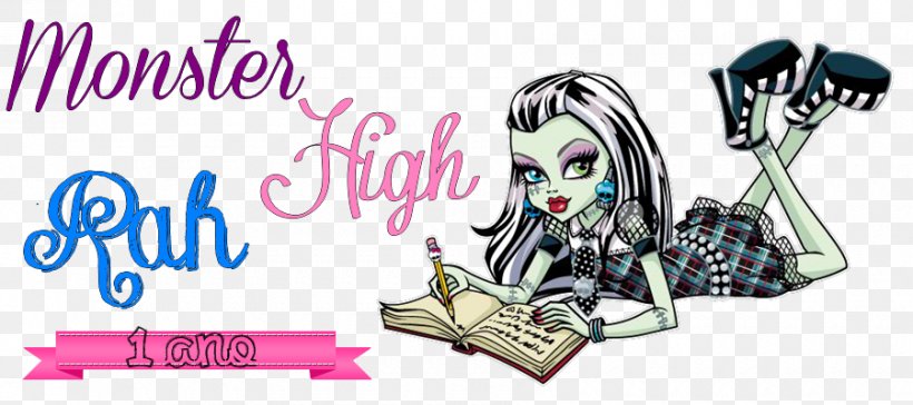 Frankie Stein Monster High Clawdeen Wolf Doll Barbie, PNG, 900x400px, Frankie Stein, Barbie, Brand, Bratz, Cartoon Download Free