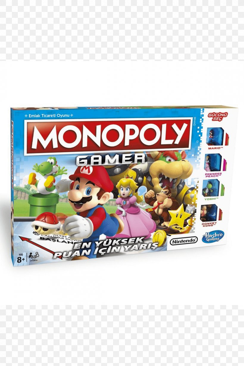 Monopoly Gamer Mario Series Board Game, PNG, 1200x1800px, Monopoly, Board Game, Game, Hasbro, Hasbro Monopoly Ultimate Banking Download Free