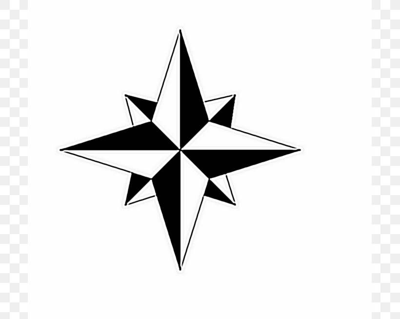 Nautical Star Five-pointed Star Clip Art, PNG, 705x654px, Nautical Star, Black And White, Color, Fivepointed Star, Leaf Download Free