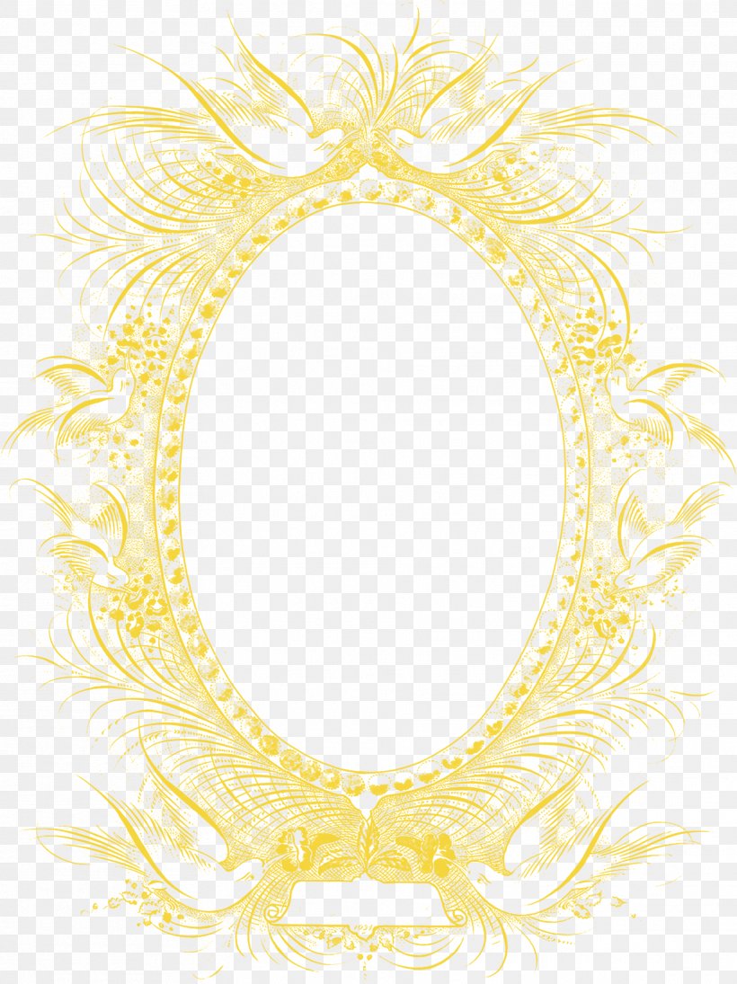 Picture Frame Yellow Feather Pattern, PNG, 1871x2499px, Picture Frame, Feather, Yellow Download Free
