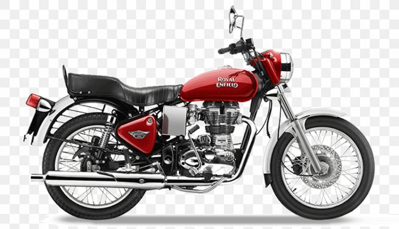 Royal Enfield Bullet Enfield Cycle Co. Ltd Motorcycle Royal Enfield Classic, PNG, 869x500px, Royal Enfield Bullet, Aircooled Engine, Bicycle, Chopper, Cruiser Download Free