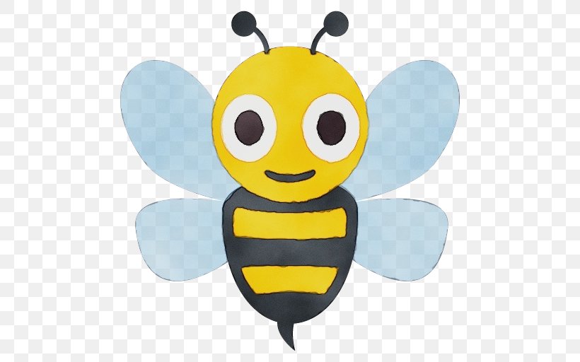 Bee Emoji, PNG, 512x512px, Bee, Beehive, Beekeeping, Bumblebee, Cartoon Download Free